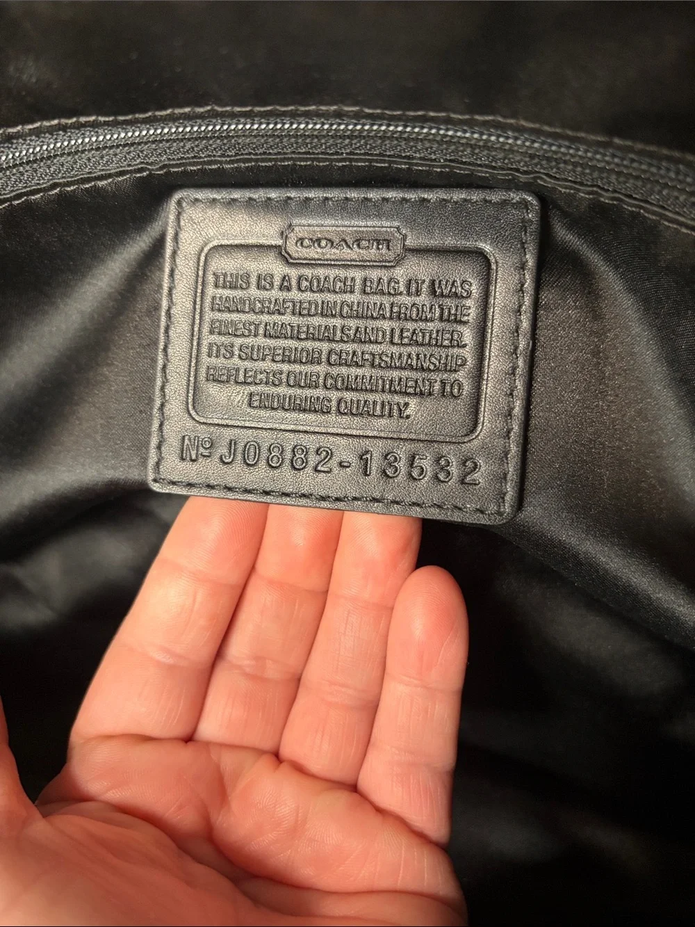 Coach Penelope Op Art Signature Shoulder Bag in classic black and white EUC - Picture 11 of 16